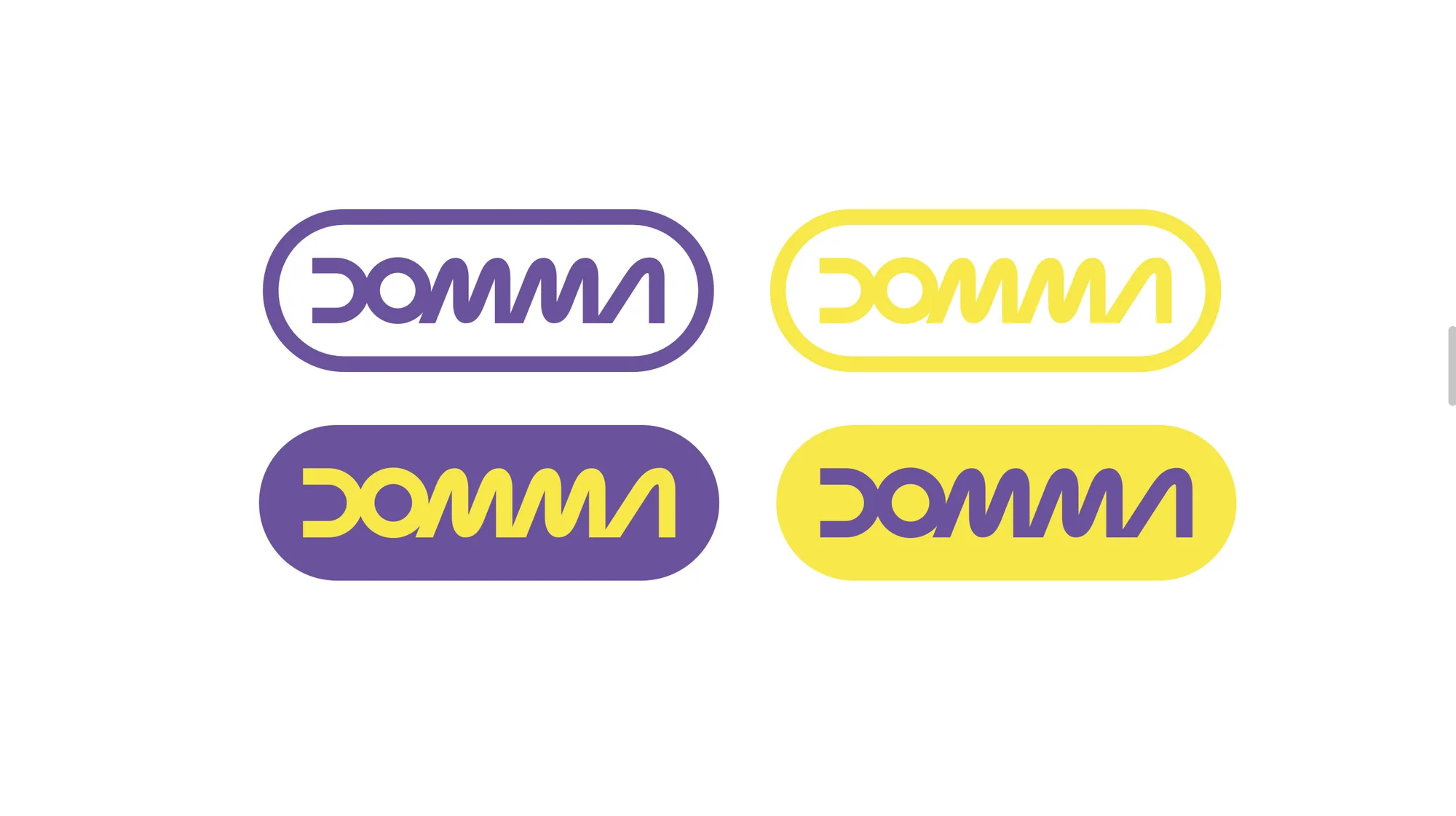 DOMMA: brand creation, brand identity system, logo design, pattern by CropWave Creatives, image 2