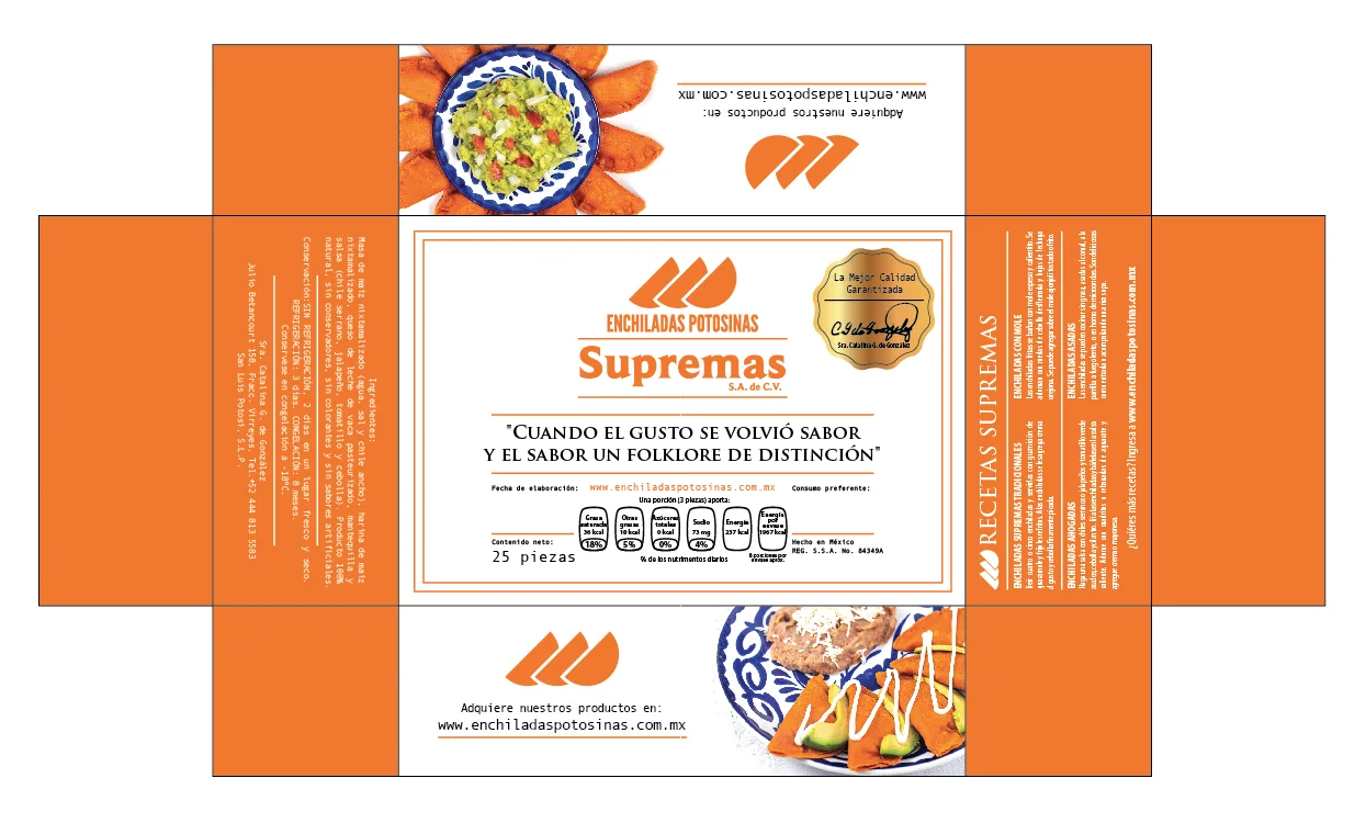 Enchiladas Supremas Potosinas: brand identity by CropWave Creatives, image 3