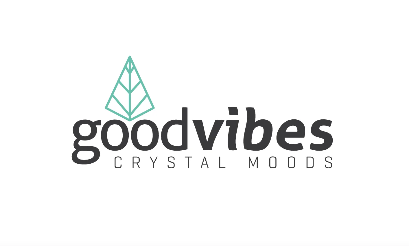 GoodVibes Crystal Moods: brand identity by CropWave Creatives, image 1