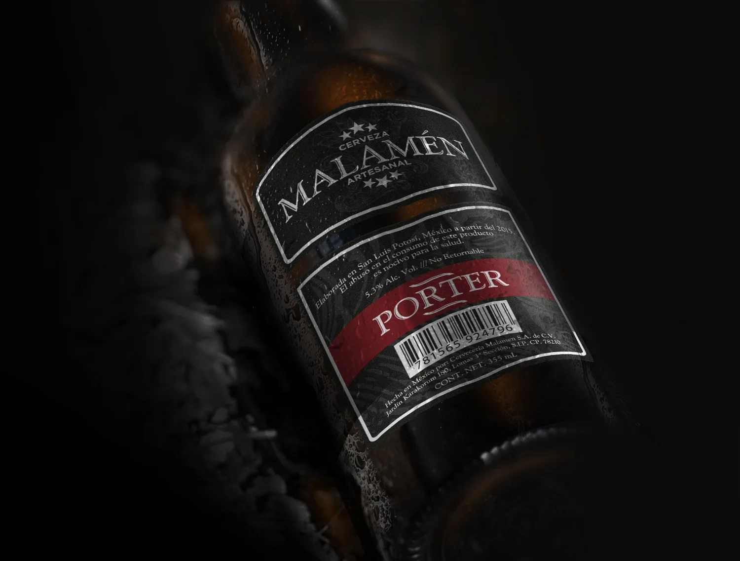 Malamén Beer: brand identity, label design by CropWave Creatives, image 5