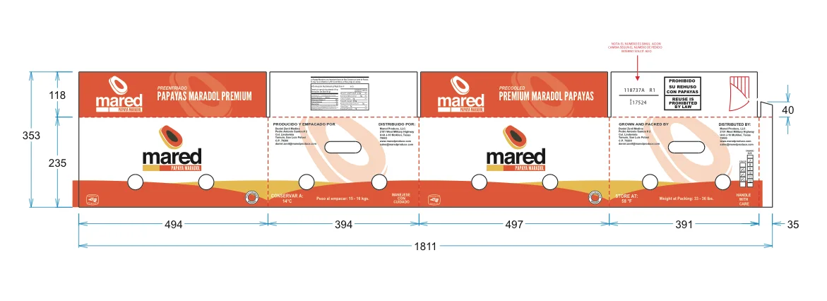 Mared Produce: brand identity, packaging by CropWave Creatives, image 3
