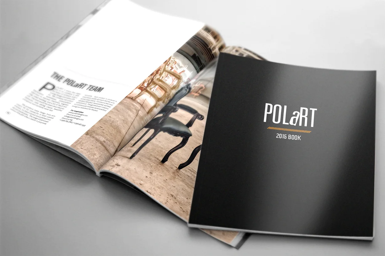 POLaRT Book: editorial design by CropWave Creatives, image 1