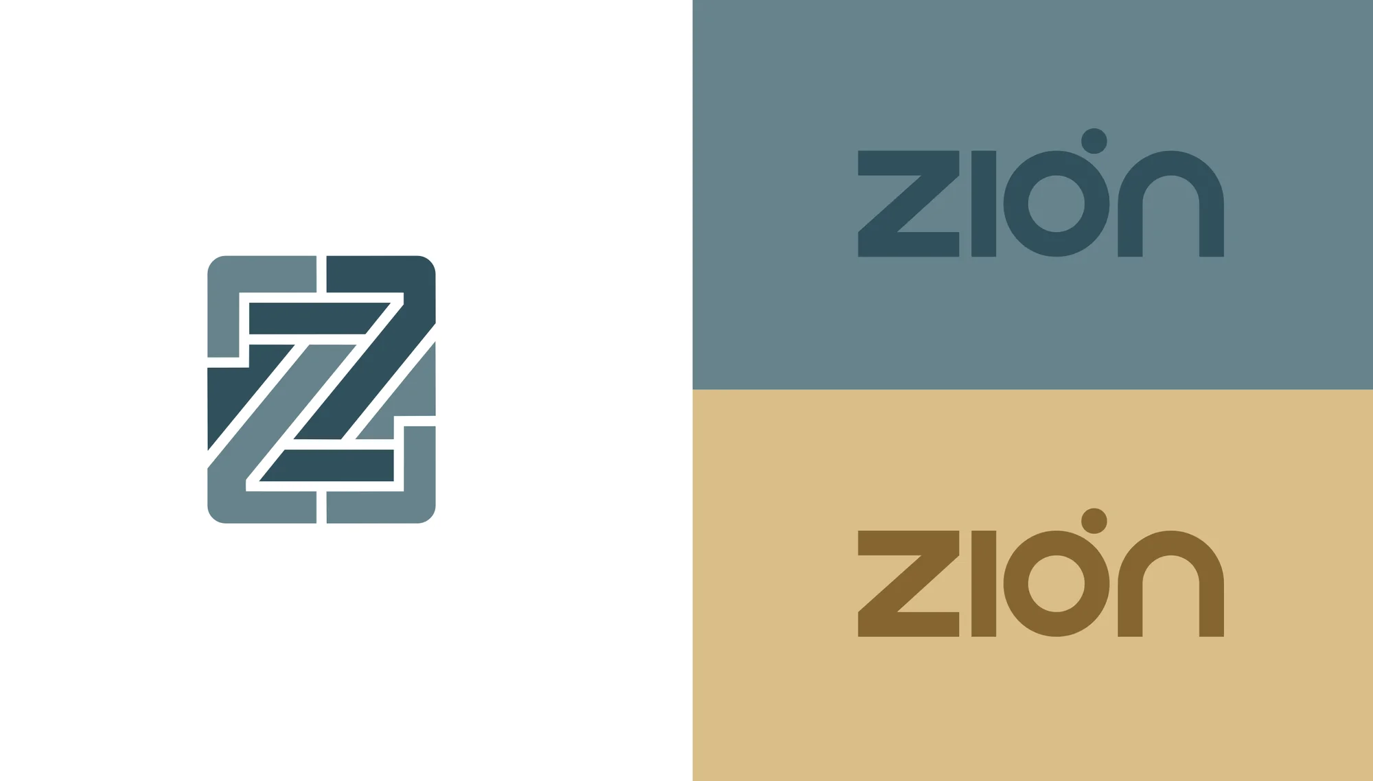 Zion: brand identity, logo design, pattern, signage by CropWave Creatives, image 4